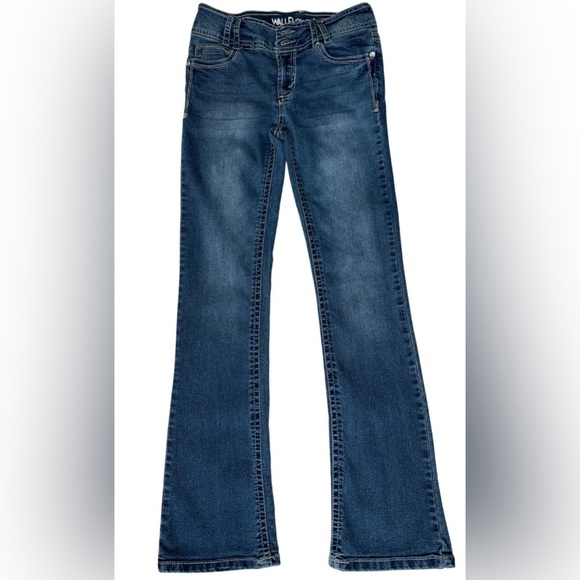 Wallflower Denim - Wallflower Lucious Curvy Fit Bootcut Jeans Size 3 Regular Embellished